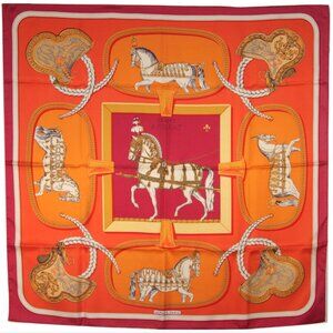 Vintage Hermes Grand Apparat Scarf by Jacques Eudel